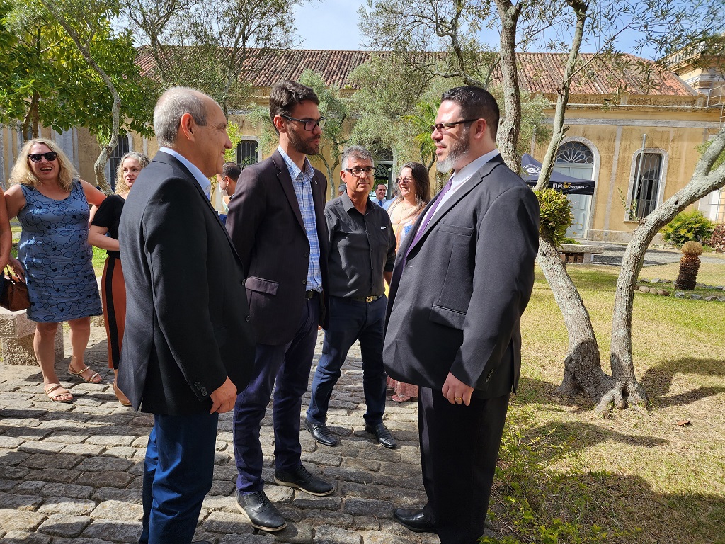 INTEGRANTES DA DIRETORIA DA PORTOS RS PRESTIGIAM POSSE DO NOVO DELEGADO DA RECEITA FEDERAL DE RIO GRANDE