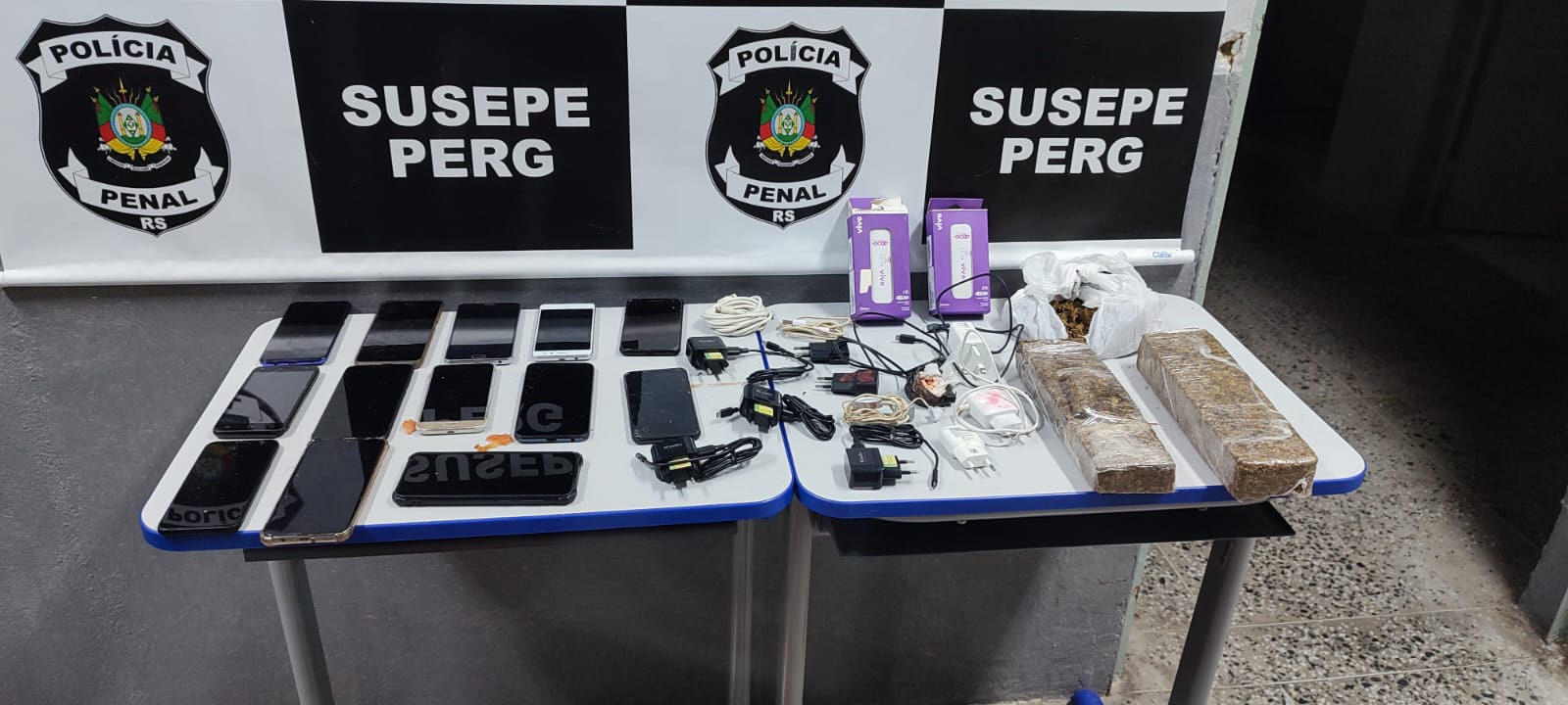 Arremesso é interceptado na Penitenciária de Rio Grande