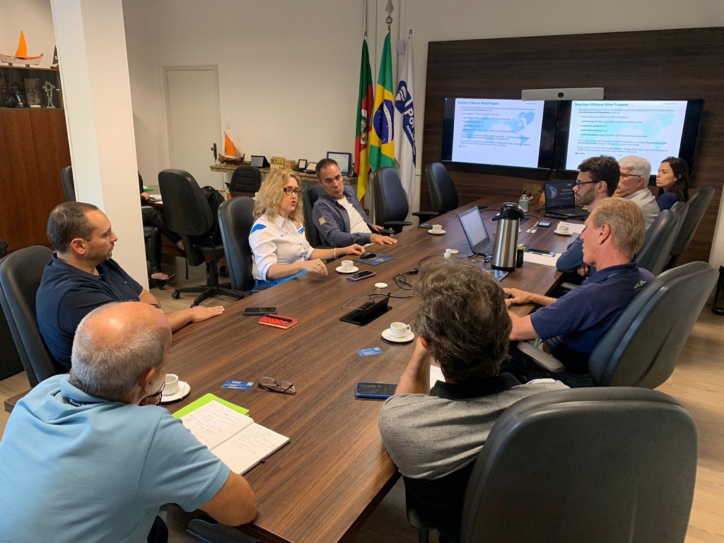 REPRESENTANTE DA EMPRESA SHIZEN ENERGY PARTICIPA DE REUNIÃO NA SEDE DA PORTOS RS