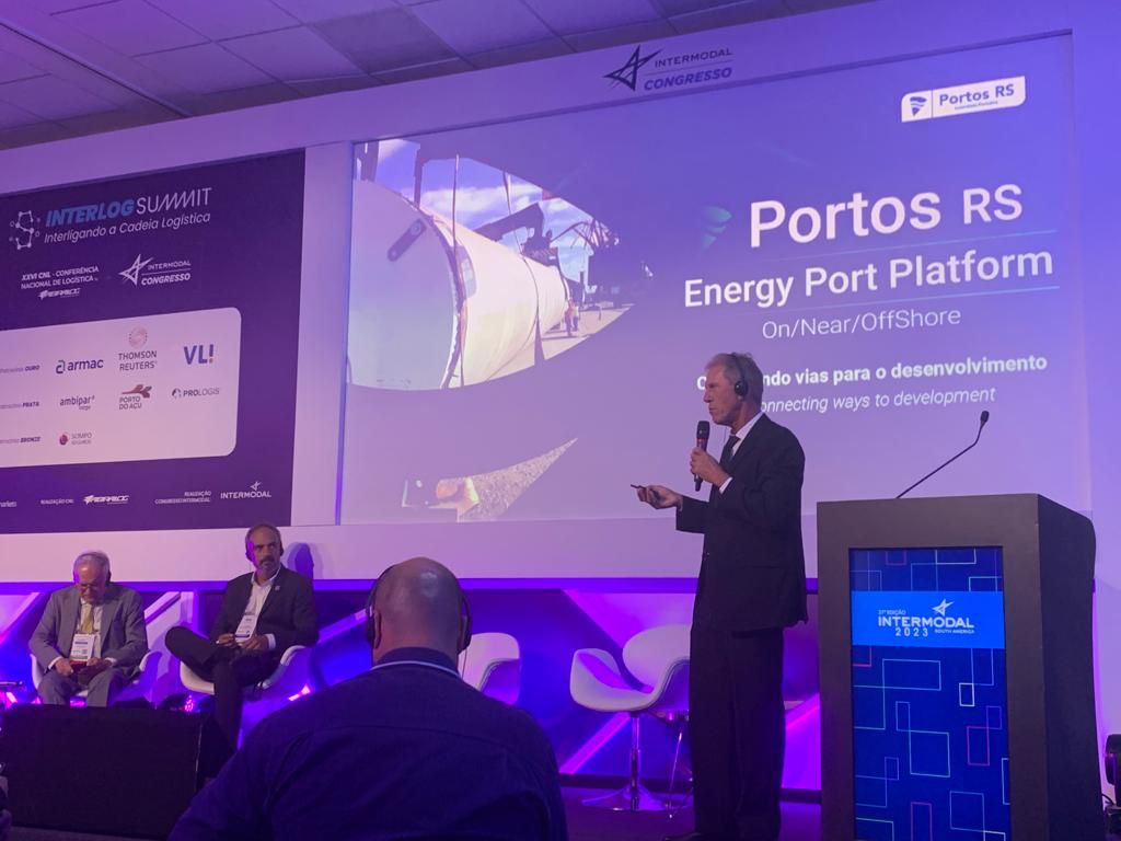 PORTOS RS PARTICIPA DE PAINEL QUE ABORDOU O PAPEL DOS PORTOS NA TRANSIÇÃO ENERGÉTICA NA INTERMODAL