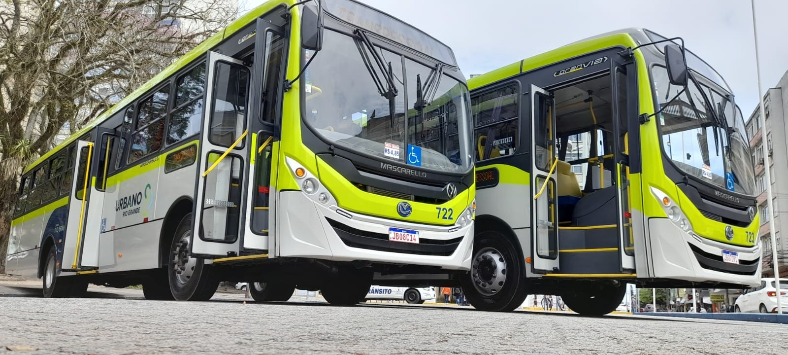 Rio Grande recebe dois ônibus 0km nesta sexta-feira (22)